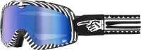 100% Goggle Barstow Death Spray - Mirror Blue Lens...