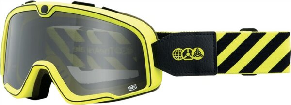 100% Goggle Barstow The Arsenale - Smoke Lens gelb-schwarz