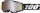 100% Armega HIPER Goggle RACR - Mirror Silver Lens schwarz-weiss