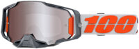 100% Armega HIPER Goggle Silver - Mirror Silver Lens grau