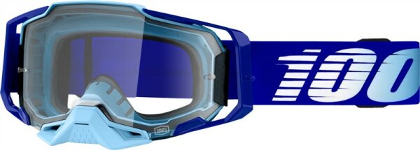 100% Armega Goggle Royal - Clear Lens hellblau-dunkelblau