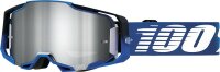 100% Armega Goggle Rockchuck - Mirror Silver blau-schwarz
