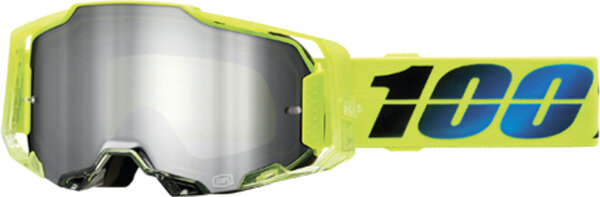 100% Armega Goggle Koropi - Mirror Silver grün