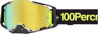 100% Armega Goggle Orban - Mirror Gold Lens schwarz