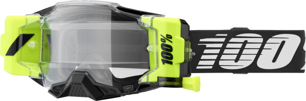 100% Armega FORECAST Goggle Black - Clear Lens schwarz
