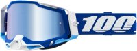 100% Goggle Racecraft 2 Blue - Mirror Blue blau