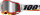 100% Goggle Racecraft 2 Arsham Red -Mirror Silver Flash Lens weiss-rot-gelb