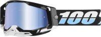 100% Goggle Racecraft 2 Arkana - Mirror Blue Lens...