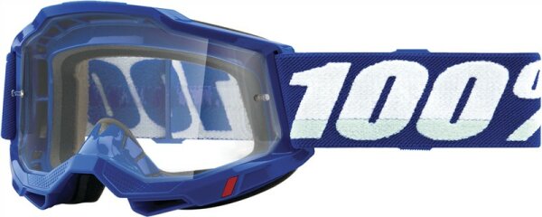 100% Goggle Accuri 2 Blue - Clear Lens blau