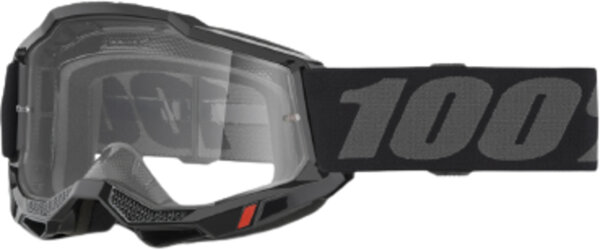 100% Goggle Accuri 2 Black - Clear Lens schwarz