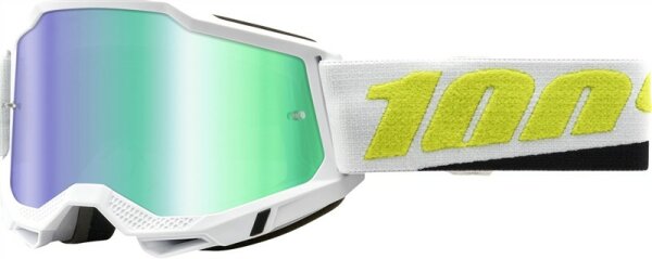 100% Goggle Accuri 2 Peyote - Mirror Green weiss