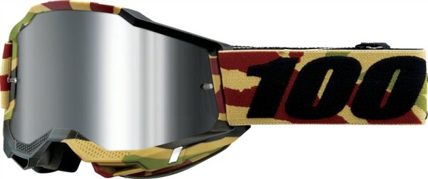 100% Goggle Accuri 2 Mission - Mirror Silver Flash Lens camo