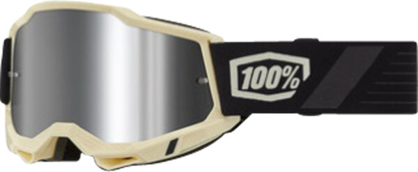 100% Goggle Accuri 2 Waystar - Mirror Silver Lens beige-schwarz