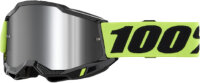 100% Goggle Accuri 2 Neon Yellow - Mirror Silver Lens...