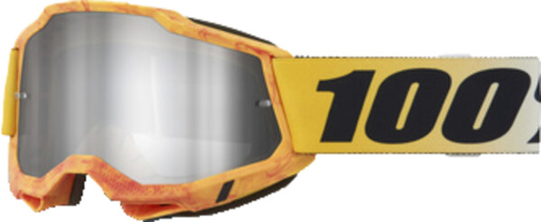 100% Goggle Accuri 2 Razza - Mirror Silver Lens orange