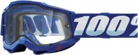100% Goggle Accuri 2 Enduro Moto Blue - Clear Lens blau