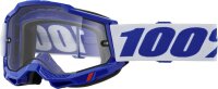100% Goggle Accuri 2 Enduro Moto Blue - Clear Lens blau