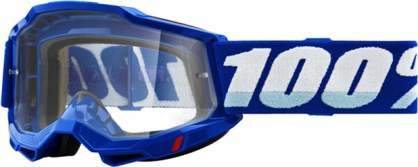100% Goggle Accuri 2 OTG Blue - Clear Lens blau