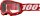 100% Goggle Accuri 2 OTG Neon Red - Clear Lens rot