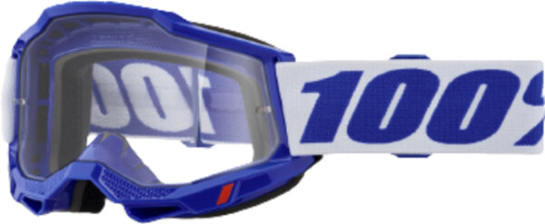 100% Goggle Accuri 2 OTG Blue - Clear Lens blau