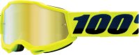 100% Goggle Accuri 2 Junior Fluo-Yellow -Mirror Gold...