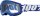 100% Goggle Strata 2 Blue - Clear Lens blau