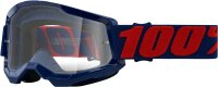 100% Goggle Strata 2 Masego - Clear Lens blau