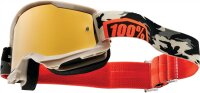 100% Goggle Strata 2 Kombat - True Gold Mirror beige