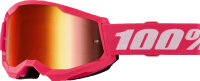 100% Goggle Strata 2 Pink - Mirror Red Lens pink