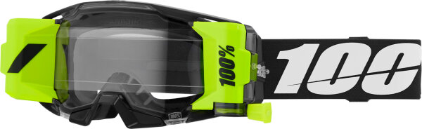 100% Goggle ARmatic Forecast Black - Clear Lens schwarz