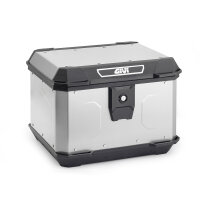 GIVI ALPINA Monolock Topcase aus Aluminium natur, 44...