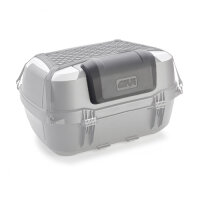 GIVI B45 - Monolock Topcase inkl. Platte, schwarz uni / 45 Liter Volumen / schwarze Einsätze