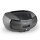 GIVI E46NB Riviera Monolock Topcase mit Platte, mit getönten Reflektoren und schwarzem Cover