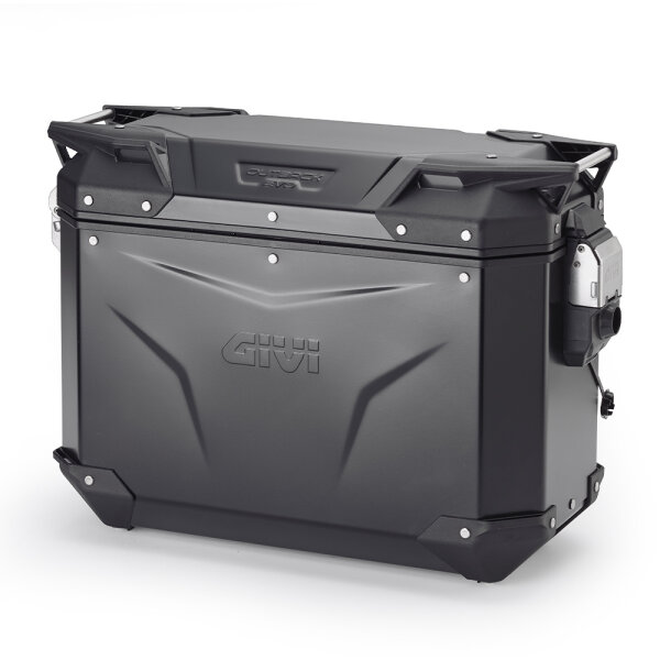 GIVI Alu-Seitenkoffer Trekker Outback EVO 37, schwarz Links, 37 Liter / SMART SECURITY LOCK