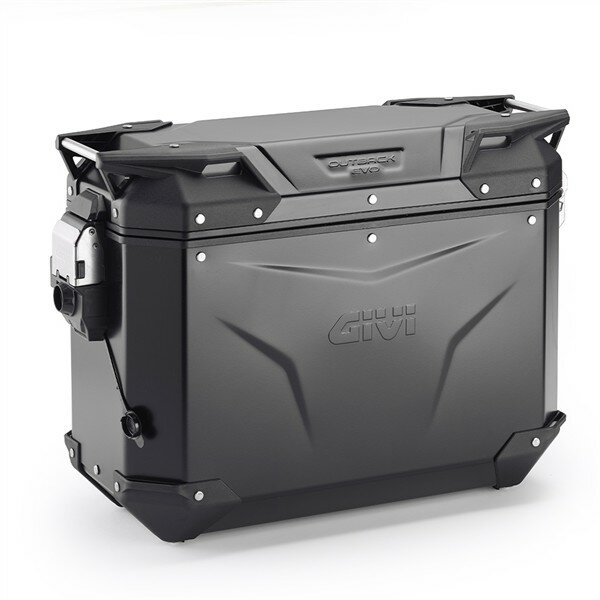 GIVI Alu-Seitenkoffer Trekker Outback EVO 37, schwarz Rechts, 37 Liter / SMART SECURITY LOCK
