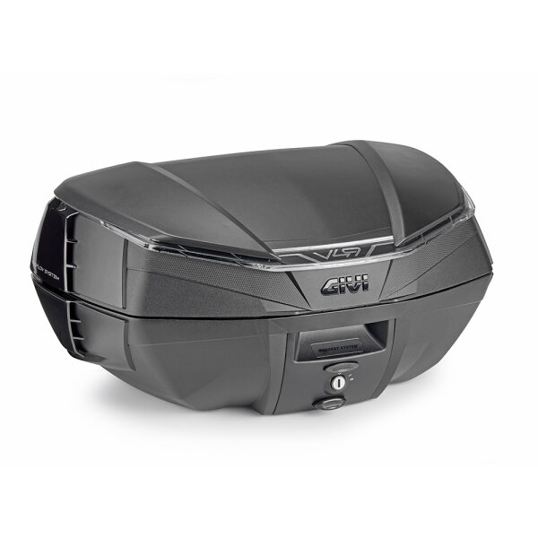 GIVI V49 AIR Monokey Topcase mit Wingflow System, schwarz, mit getöntem Reflektor, 49 Liter