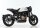 SHARK DSX-7 Slip on Ersatzdämpfer (1-1) Super Short HUSQVARNA Svartpilen 701 HQV701 2018-2020