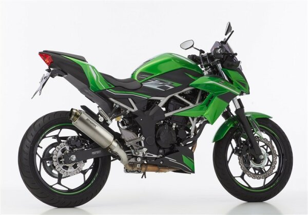 SHARK SRC 4 Slip on Ersatzdämpfer (1-1) Super Short KAWASAKI Z125 BR125L 2021-2025