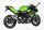 SHARK SRC 4 Slip on Ersatzdämpfer (2-1) Super Short KAWASAKI Z300 ER300A 2015-2016