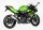 SHARK DSX-7 Slip on Ersatzdämpfer (2-1) Super Short KAWASAKI Z400 ER400D 2019-2021
