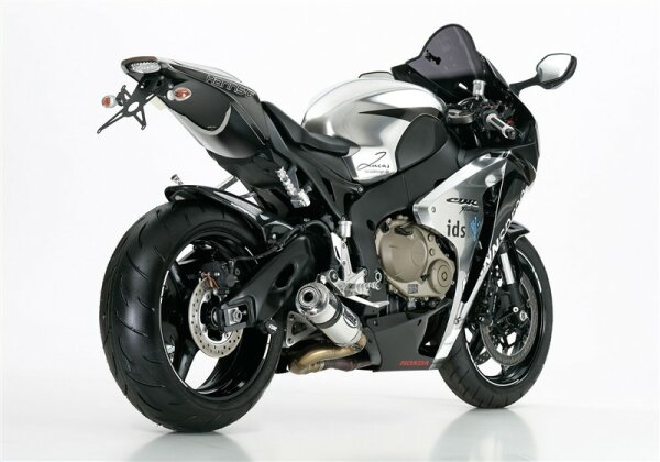 HURRIC Supersport Slip on Ersatzdämpfer (4-1) Super Short HONDA CBR1000RR SC59 2008-2013