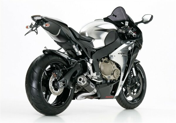 HURRIC Supersport Slip on Ersatzdämpfer (4-1) Super Short HONDA CBR1000RR SC59 2008-2013