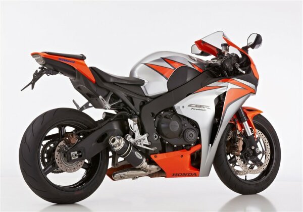 HURRIC Supersport Slip on Ersatzdämpfer (4-1) Super Short HONDA CBR1000RR SC59 2008-2013