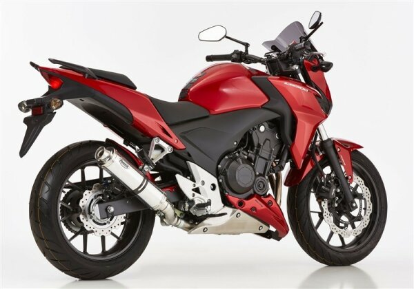 HURRIC Supersport Slip on Ersatzdämpfer (2-1)  HONDA CBR500R PC44 2013-2015