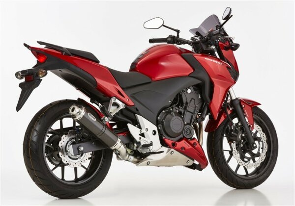 HURRIC Supersport Slip on Ersatzdämpfer (2-1)  HONDA CBR500R PC44 2013-2015