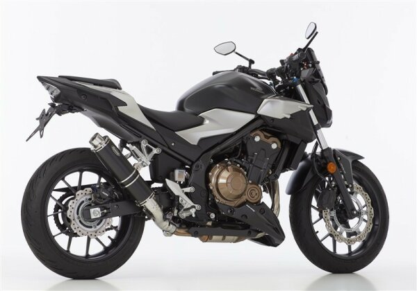 HURRIC Supersport Slip on Ersatzdämpfer (2-1)  HONDA CBR500R PC57 2017-2018