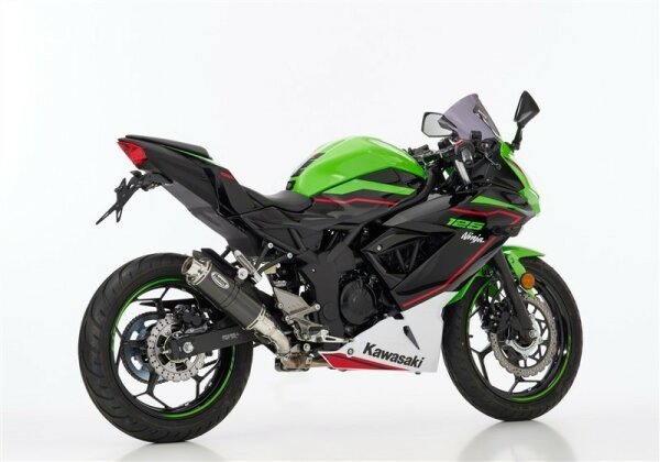 HURRIC Supersport Slip on Ersatzdämpfer (1-1) Super Short KAWASAKI Ninja 125 BX125A 2019-2020