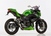 HURRIC Supersport Slip on Ersatzdämpfer (2-1) Super Short KAWASAKI Ninja 300 EX300A 2013-2016