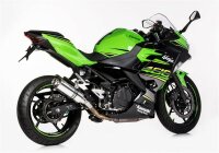 HURRIC Supersport Slip on Ersatzdämpfer (2-1) Super Short KAWASAKI Ninja 400 EX400G 2018-2021