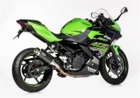 HURRIC Supersport Slip on Ersatzdämpfer (2-1) Super Short KAWASAKI Ninja 400 EX400G 2018-2021